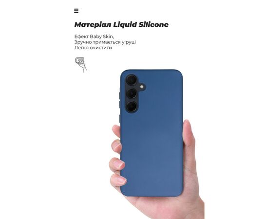 Чехол для мобильного телефона Armorstandart ICON Case Samsung A35 5G (A356) Dark Blue (ARM74320), изображение 7
