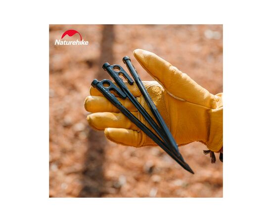 Комплект колышков Naturehike CNH22ZP018 20 см чорний (6927595713297), изображение 3 Комплект колышков Naturehike CNH22ZP018 20 см чорний (6927595713297), изображение 3