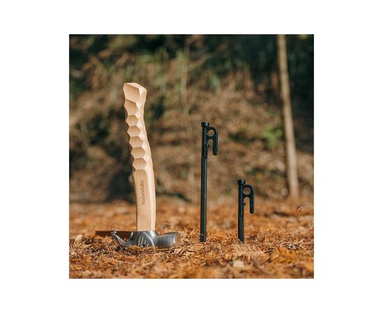 Комплект колышков Naturehike CNH22ZP018 20 см чорний (6927595713297), изображение 5 Комплект колышков Naturehike CNH22ZP018 20 см чорний (6927595713297), изображение 5