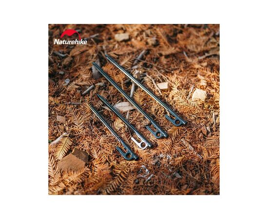 Комплект колышков Naturehike CNH22ZP018 30 см чорний (6927595713280), изображение 4