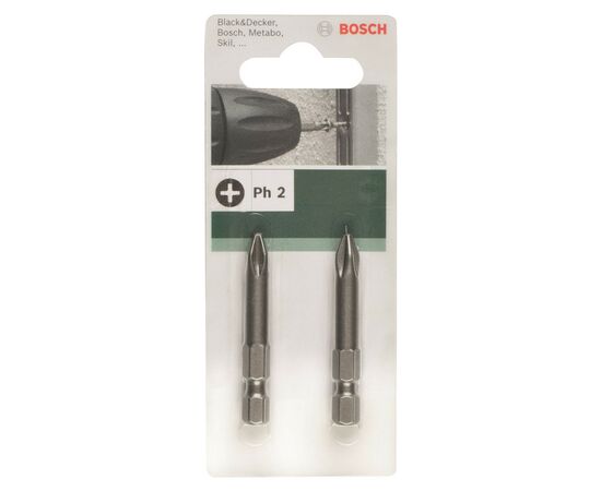Набор бит Bosch PH2 XH, 49мм, 2шт (2.609.255.920)