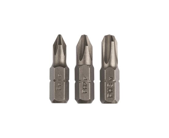 Набор бит Bosch PH1, PH2, PH3, 25мм (2.609.255.964), изображение 2 Набор бит Bosch PH1, PH2, PH3, 25мм (2.609.255.964), изображение 2