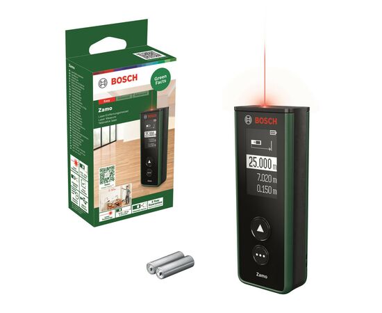 Далекомір Bosch Zamo, 0.15-25м, 2мм, 0.08кг (0.603.672.900), зображення 5 Далекомір Bosch Zamo, 0.15-25м, 2мм, 0.08кг (0.603.672.900), зображення 5