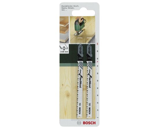 Полотно Bosch по дереву, T 101 BF, 2.7х100мм, 2шт (2.609.256.728)
