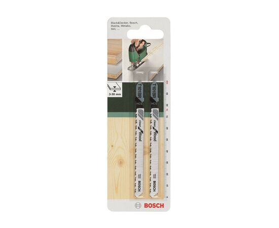 Полотно Bosch по дереву, T 101 BR, 2.5х100мм, 2шт (2.609.256.724)