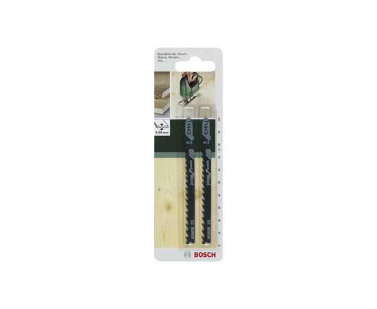Полотно Bosch по дереву, T 144 D, 4-5.2х100мм, 2шт (2.609.256.718)