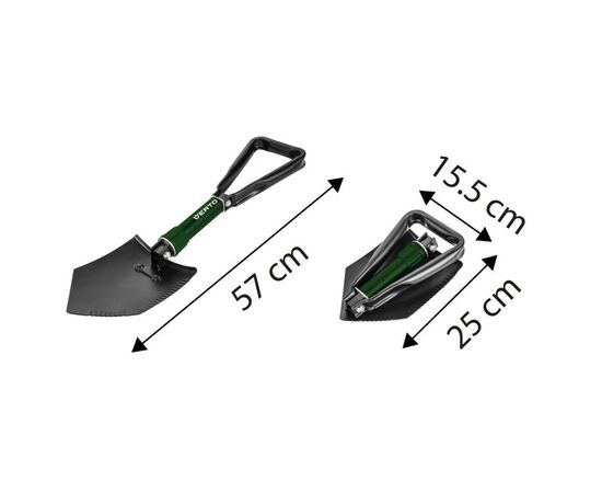 Лопата Verto складная, 58см, 0.96кг (15G075), изображение 9 Лопата Verto складная, 58см, 0.96кг (15G075), изображение 9