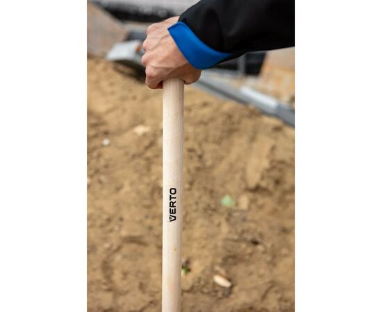 Лопата Verto совковая, рукоятка деревянная, 120см, 1.8кг (15G019), изображение 4