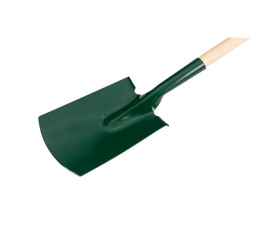 Лопата Verto штыковая прямая, рукоятка деревянная Т-образная, 117см, 1.8кг (15G026), изображение 5