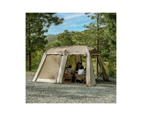 Тент Naturehike Village CNH23ZP12003, коричневий (6976023924668), зображення 2 Тент Naturehike Village CNH23ZP12003, коричневий (6976023924668), зображення 2