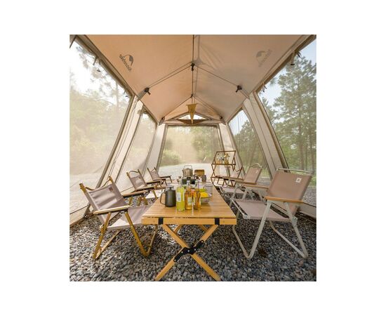 Тент Naturehike Village CNH23ZP12003, коричневий (6976023924668), зображення 4 Тент Naturehike Village CNH23ZP12003, коричневий (6976023924668), зображення 4