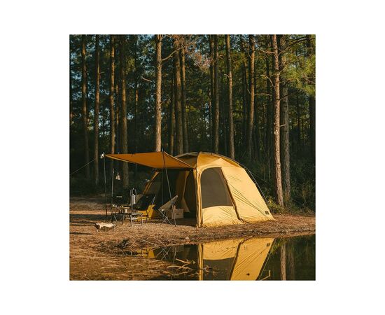 Палатка Naturehike двокімнатний CNH22ZP028 гірчичний (6976507669795), изображение 2 Палатка Naturehike двокімнатний CNH22ZP028 гірчичний (6976507669795), изображение 2