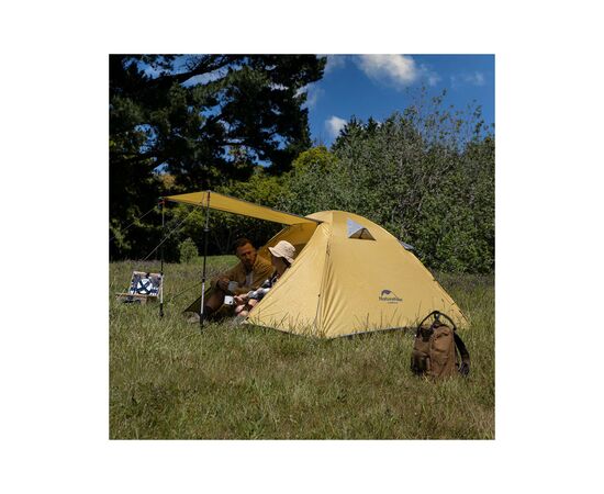 Палатка Naturehike двомісний P-Series NH18Z022-P 210T/65D помаранчевий (6975641887843), изображение 3 Палатка Naturehike двомісний P-Series NH18Z022-P 210T/65D помаранчевий (6975641887843), изображение 3