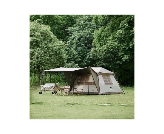 Палатка Naturehike з навісом Village CNK2300ZP022 коричневий великий (6976023920189), изображение 2 Палатка Naturehike з навісом Village CNK2300ZP022 коричневий великий (6976023920189), изображение 2