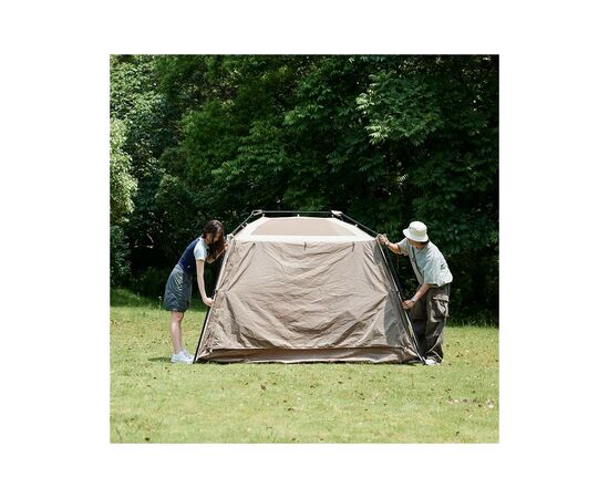 Палатка Naturehike з навісом Village CNK2300ZP022 коричневий великий (6976023920189), изображение 5 Палатка Naturehike з навісом Village CNK2300ZP022 коричневий великий (6976023920189), изображение 5