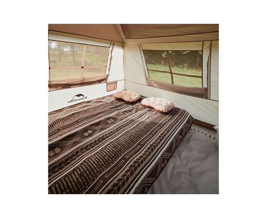 Палатка Naturehike з навісом Village CNK2300ZP022 коричневий великий (6976023920189), изображение 8 Палатка Naturehike з навісом Village CNK2300ZP022 коричневий великий (6976023920189), изображение 8