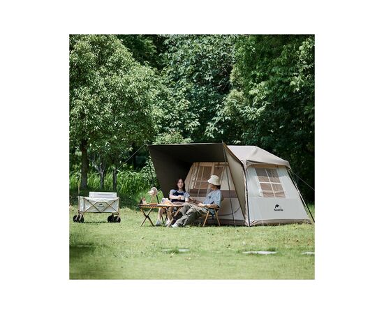 Палатка Naturehike з навісом Village CNK2300ZP022 коричневий малий (6976023920172), изображение 6 Палатка Naturehike з навісом Village CNK2300ZP022 коричневий малий (6976023920172), изображение 6