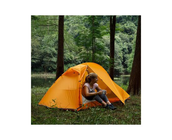 Намет Naturehike надлегкий одномісний Naturehike Cycling 1 NH18A095-D 210T помаранчевий (6975641886495), зображення 4 Намет Naturehike надлегкий одномісний Naturehike Cycling 1 NH18A095-D 210T помаранчевий (6975641886495), зображення 4