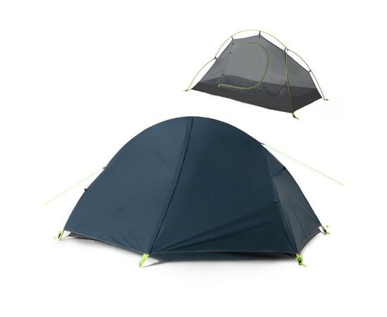 Палатка Naturehike надлегкий одномісний Naturehike Cycling 1 NH18A095-D 210T темно-синій (6927595737743), изображение 2 Палатка Naturehike надлегкий одномісний Naturehike Cycling 1 NH18A095-D 210T темно-синій (6927595737743), изображение 2