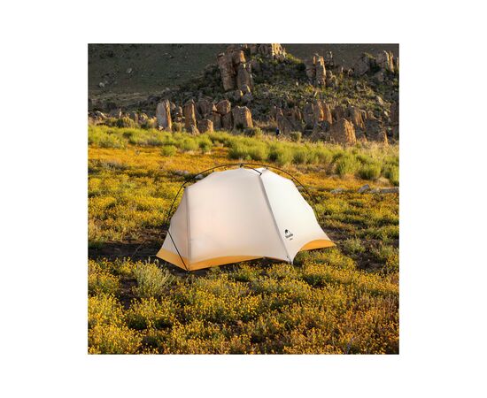 Палатка Naturehike надлегкий одномісний NH21ZP003 сіро-жовтий (6927595775424), изображение 5 Палатка Naturehike надлегкий одномісний NH21ZP003 сіро-жовтий (6927595775424), изображение 5