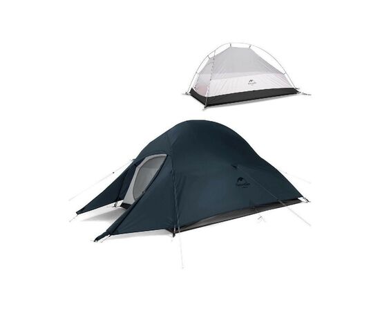 Палатка Naturehike надлегкий одномісний Cloud Up 1 Updated NH18T010-T 20D темно-синій (6927595783276), изображение 2 Палатка Naturehike надлегкий одномісний Cloud Up 1 Updated NH18T010-T 20D темно-синій (6927595783276), изображение 2