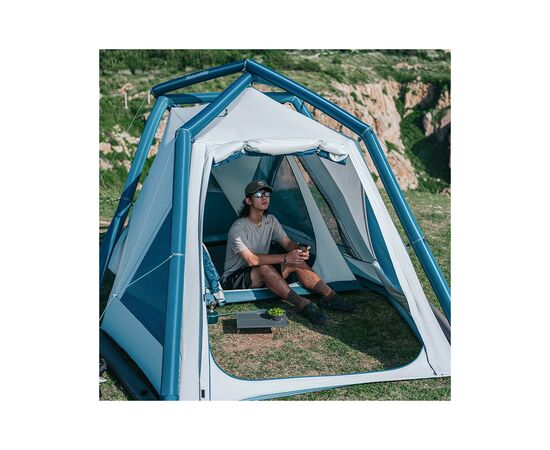 Намет Naturehike надувний CNK2300ZP012 блакитний малий (6976023924002), зображення 4
