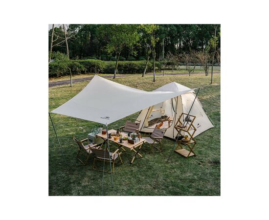 Палатка Naturehike тримісний CNK2300ZP014 з навісом бежевий (6976023921117), изображение 3 Палатка Naturehike тримісний CNK2300ZP014 з навісом бежевий (6976023921117), изображение 3