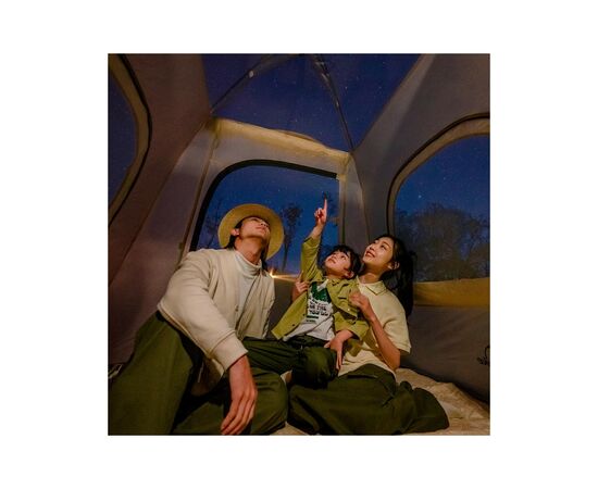 Палатка Naturehike тримісний CNK2300ZP014 з навісом бежевий (6976023921117), изображение 4 Палатка Naturehike тримісний CNK2300ZP014 з навісом бежевий (6976023921117), изображение 4