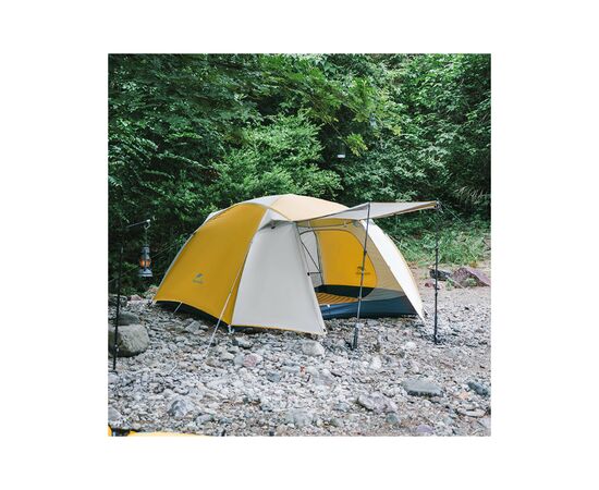 Намет Naturehike тримісний CNK2300ZP024 жовтий (6976023923661), зображення 2 Намет Naturehike тримісний CNK2300ZP024 жовтий (6976023923661), зображення 2