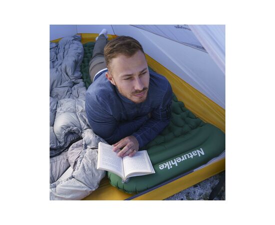 Матрас надувной Naturehike із підголовником CNK2300DZ0001 198 х 59 см темно-зелений (6976023929540), изображение 2 Матрас надувной Naturehike із підголовником CNK2300DZ0001 198 х 59 см темно-зелений (6976023929540), изображение 2
