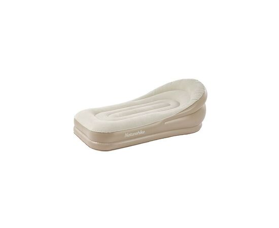 Матрас надувной Naturehike CNK2300DZ020 180 х 90 см з підголовником бежевий (6976023922480)