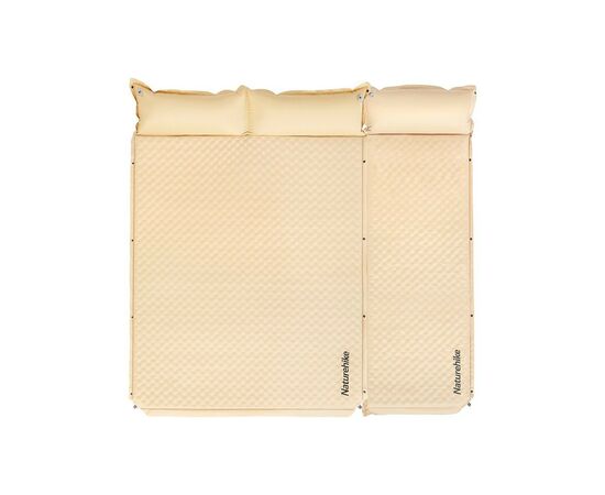 Туристический коврик Naturehike CNK2300DZ014 Самонадувний двомісний з подушкою 60 мм бежевий (6976023926952), изображение 2 Туристический коврик Naturehike CNK2300DZ014 Самонадувний двомісний з подушкою 60 мм бежевий (6976023926952), изображение 2