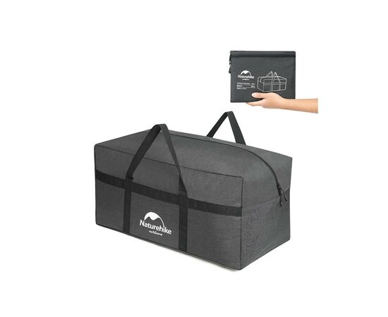 Сумка дорожная Naturehike NH17S021-L 100 л темно-сірий (6927595724903), изображение 2 Сумка дорожная Naturehike NH17S021-L 100 л темно-сірий (6927595724903), изображение 2