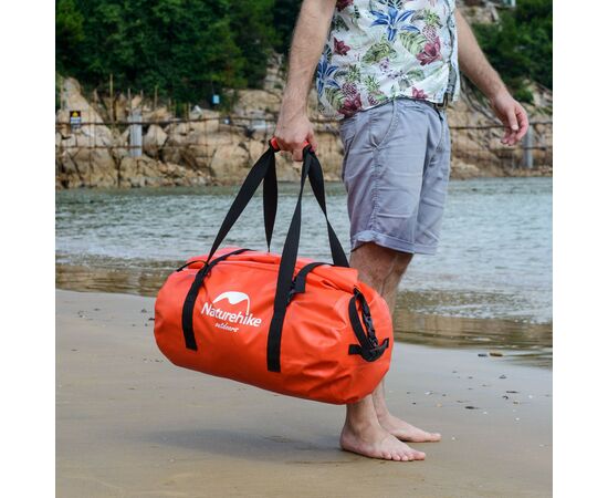 Дорожня сумка Naturehike баул водонепроникний NH20FSB03 120 л червона (6927595744345), зображення 8