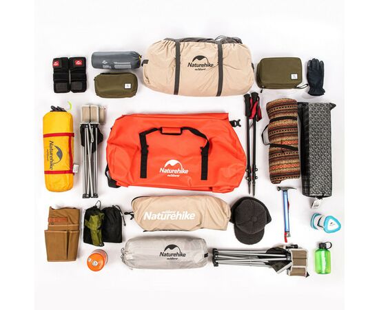 Дорожня сумка Naturehike баул водонепроникний NH20FSB03 90 л червона (6927595744314), зображення 4 Дорожня сумка Naturehike баул водонепроникний NH20FSB03 90 л червона (6927595744314), зображення 4