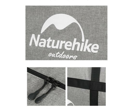 Сумка дорожная Naturehike баул NH17S021-M 45 л сірий (6927595724910), изображение 3 Сумка дорожная Naturehike баул NH17S021-M 45 л сірий (6927595724910), изображение 3