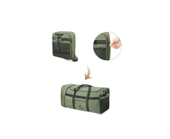Сумка дорожная Naturehike баул NH21LX003 зелений (6927595795774), изображение 2 Сумка дорожная Naturehike баул NH21LX003 зелений (6927595795774), изображение 2