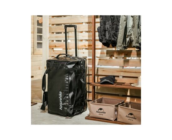 Сумка дорожная Naturehike на колесах NH21LX002 розмір М чорна (6975641885443), изображение 3 Сумка дорожная Naturehike на колесах NH21LX002 розмір М чорна (6975641885443), изображение 3