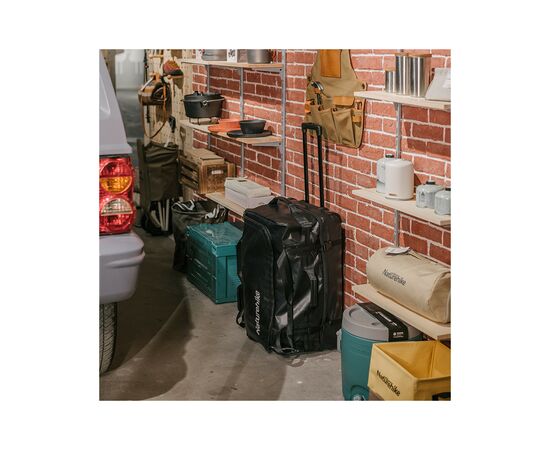 Сумка дорожная Naturehike на колесах NH21LX002 розмір М чорна (6975641885443), изображение 5 Сумка дорожная Naturehike на колесах NH21LX002 розмір М чорна (6975641885443), изображение 5