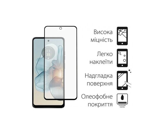 Стекло защитное Dengos Full Glue Motorola Moto G24/G24 Power (black) (TGFG-353), изображение 2 Стекло защитное Dengos Full Glue Motorola Moto G24/G24 Power (black) (TGFG-353), изображение 2
