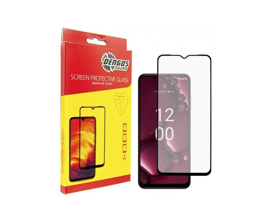 Стекло защитное Dengos Full Glue Nokia G42 5G (black) (TGFG-355)