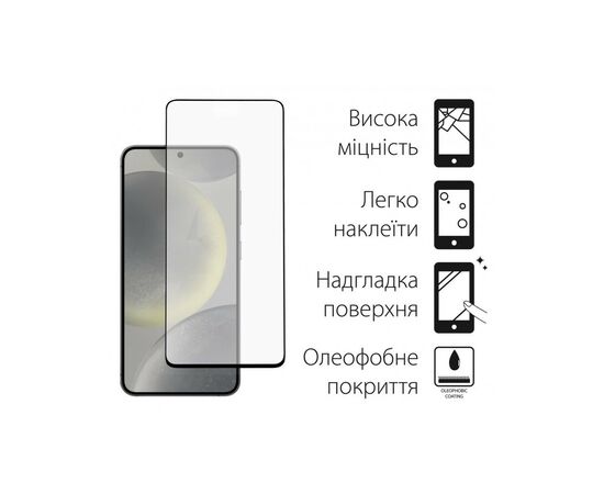 Стекло защитное Dengos Full Glue Samsung Galaxy S24 (black) (TGFG-351), изображение 2 Стекло защитное Dengos Full Glue Samsung Galaxy S24 (black) (TGFG-351), изображение 2
