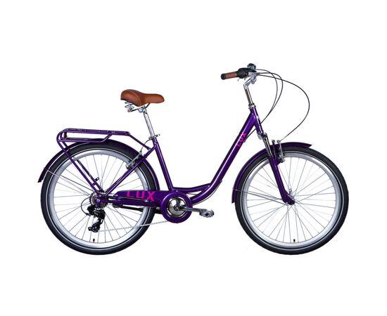 Велосипед Dorozhnik LUX AM 26" 17" St 2024 Сливовий (OPS-D-26-277)