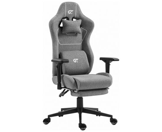 Кресло игровое GT Racer X-2305 Gray (X-2305 Fabric Gray), изображение 2 Кресло игровое GT Racer X-2305 Gray (X-2305 Fabric Gray), изображение 2