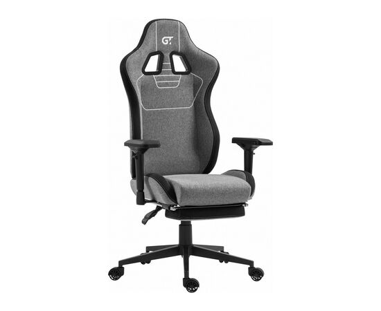 Кресло игровое GT Racer X-2305 Gray/Black (X-2305 Fabric Gray/Black), изображение 7 Кресло игровое GT Racer X-2305 Gray/Black (X-2305 Fabric Gray/Black), изображение 7