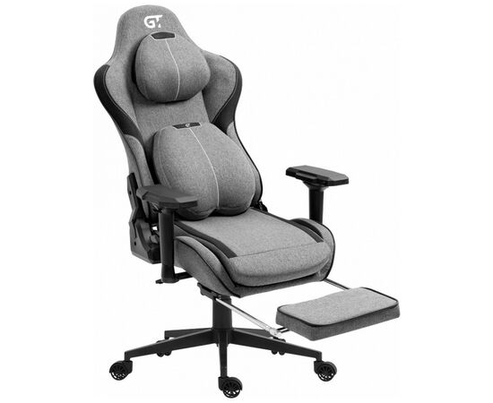 Кресло игровое GT Racer X-2308 Gray/Black (X-2308 Fabric Gray/Black), изображение 5 Кресло игровое GT Racer X-2308 Gray/Black (X-2308 Fabric Gray/Black), изображение 5