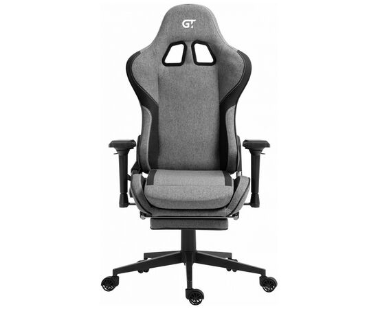 Кресло игровое GT Racer X-2308 Gray/Black (X-2308 Fabric Gray/Black), изображение 6 Кресло игровое GT Racer X-2308 Gray/Black (X-2308 Fabric Gray/Black), изображение 6