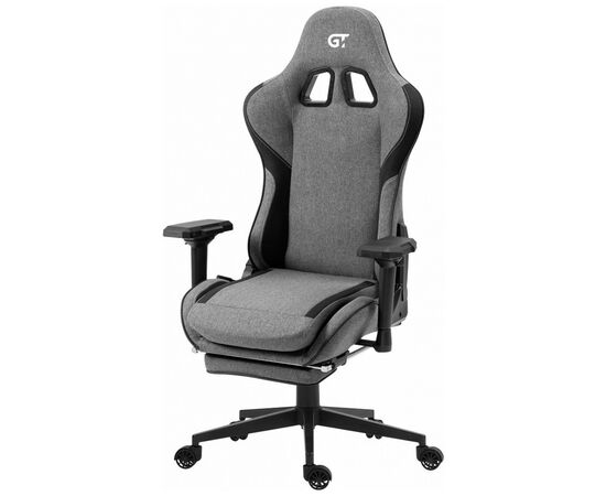 Кресло игровое GT Racer X-2308 Gray/Black (X-2308 Fabric Gray/Black), изображение 7 Кресло игровое GT Racer X-2308 Gray/Black (X-2308 Fabric Gray/Black), изображение 7