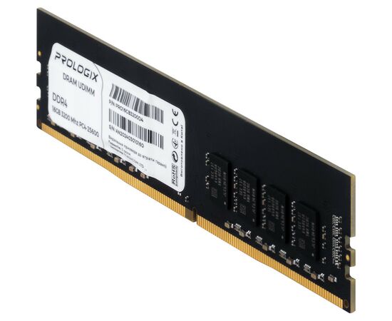 Модуль памяти для компьютера DDR4 16GB 3200 MHz Prologix (PRO16GB3200D4), изображение 3 Модуль памяти для компьютера DDR4 16GB 3200 MHz Prologix (PRO16GB3200D4), изображение 3