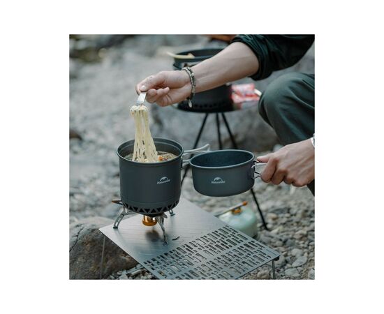 Набор туристической посуды Naturehike CNK2300CJ0002 1,2 л алюміній (6976023929595), изображение 4 Набор туристической посуды Naturehike CNK2300CJ0002 1,2 л алюміній (6976023929595), изображение 4